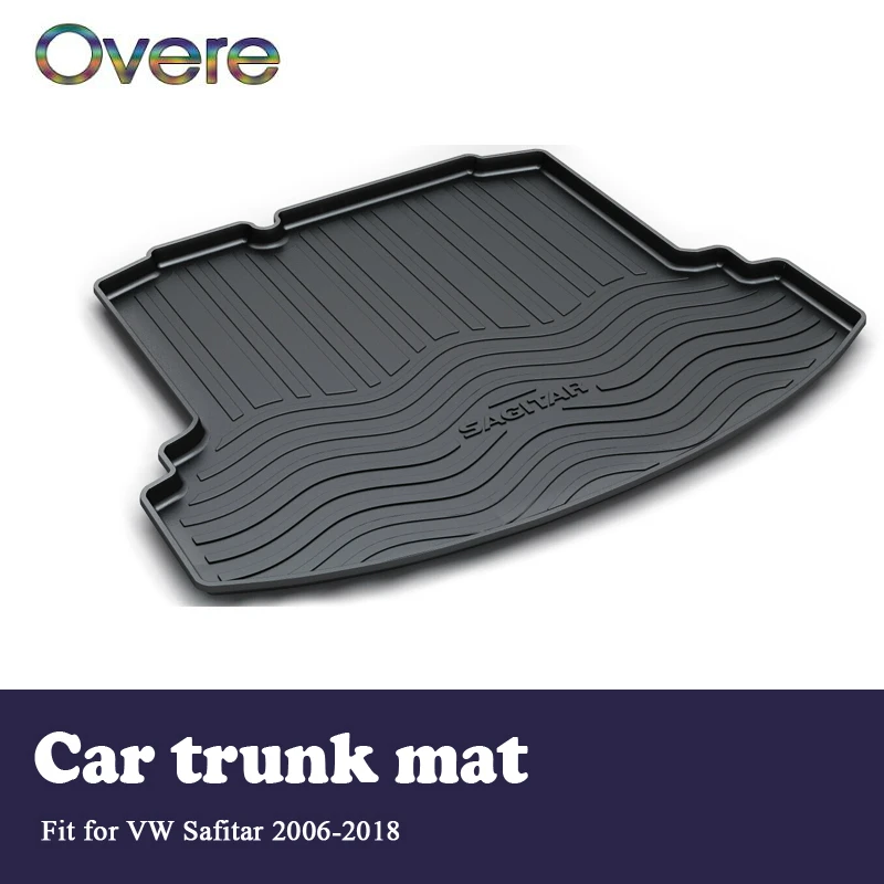 

Overe 1Set Car Cargo rear trunk mat For VW Sagitar 2006 2007 2008 2009 2010 2011 2012 2013 2014 2015 2016 2017 2018 Accessories