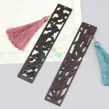 1 шт. классический деревянный китайский стиль художественная Подарочная коробка набор ретро кисточка Закладка