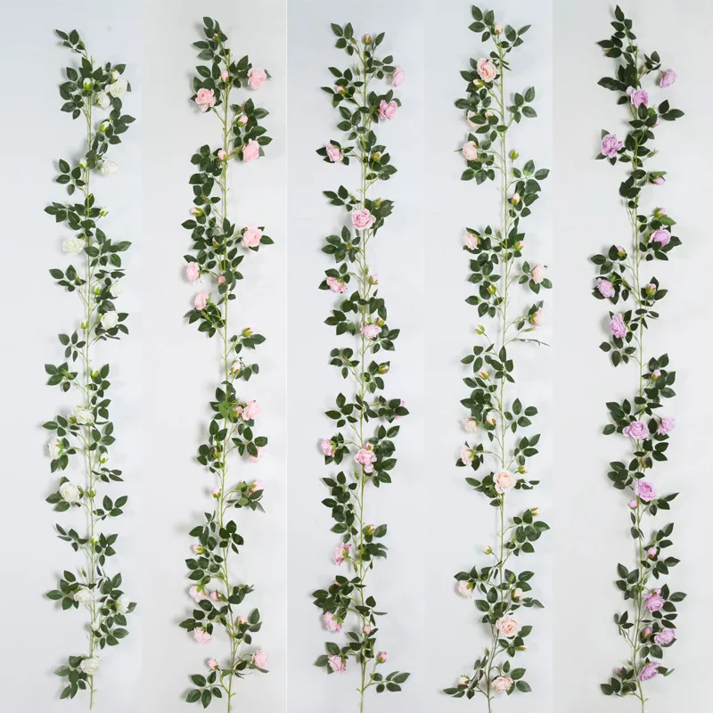 

Rose plant cane cane adornment manufacturer wholesale simulation Wedding flower vine