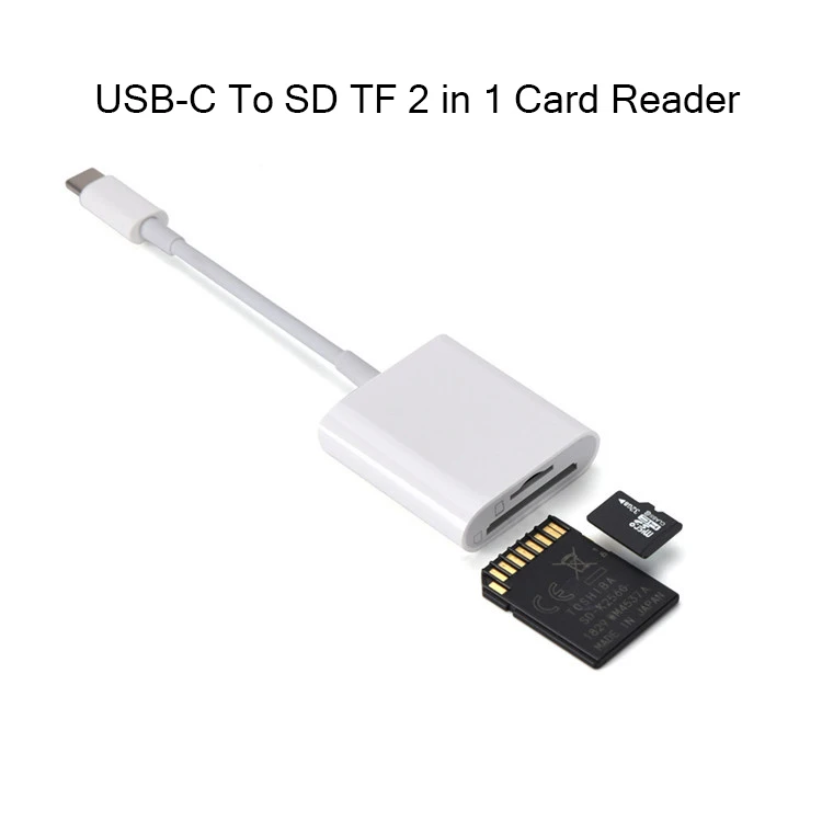 USB C TF SD Card Reader Digital Camera Kit Accessories Needn t APP All In 1 2