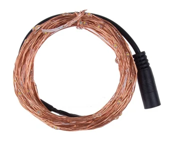 

10pcs/lot DC12V Silver Copper Led Fairy Lights 5M 50 Leds 10M 100Leds LED String Light Multicolors