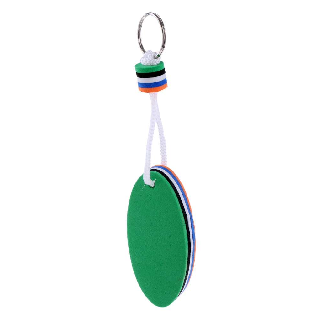 4Pcs Surfboard Shaped Floating Keyring Water Buoyant Key Ring Chain Marine Sailing Boat Float Key Ring Novelty Keychain
