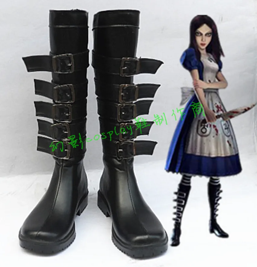 

Alice: Madness Returns Default Cosplay Boots Shoes Custom Made