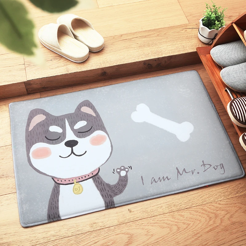 PAYSOTA ковер с рисунком милые парные коврики щенок котенок Спальня ковер домашние теплые украшения