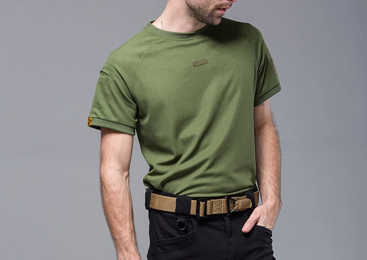 SJ-Maurie Мужская Уличная боевая рубашка охотничьи футболки быстросохнущая Военная тактическая футболка камуфляжная рубашка для охоты Millitary