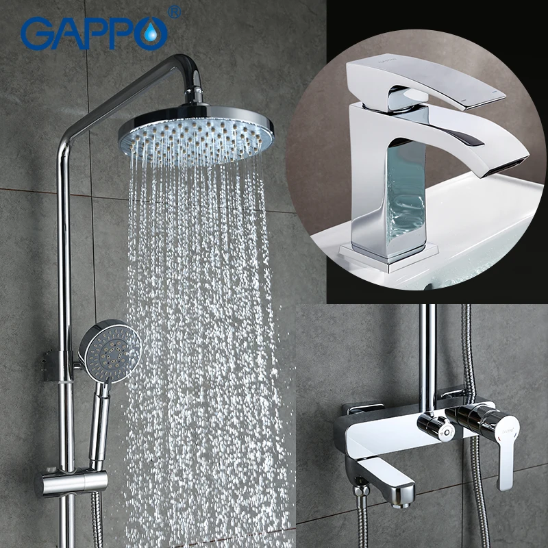 

GAPPO Bathtub Faucets Shower Faucets bath taps shower mixer tap waterfall basin faucets mixer tap water shower system