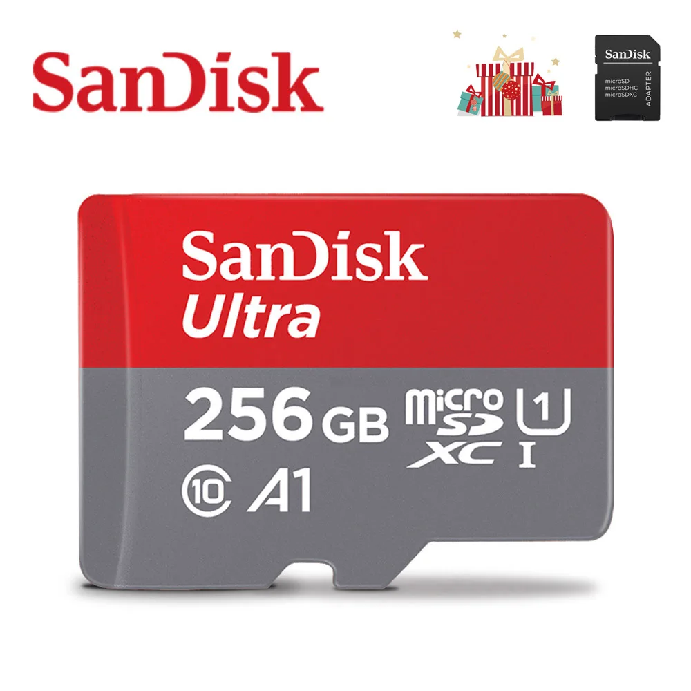 Карта памяти SanDisk A1, 200 ГБ, 128 ГБ, 64 ГБ, 98 МБ/с./с, 32 ГБ, Micro sd карта, класс 10, UHS-1, флеш-карта, память Microsd, TF/sd карта s для планшета