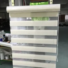 Free shipping zebra blinds double layer roller blinds for customized size