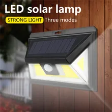 80 чип, COB уличный светильник на фотоэлементах светильник светодиодный Водонепроницаемый IP65 Уличный настенный светильник для наружного применения, для сада, двора, улица, дорога и т. д