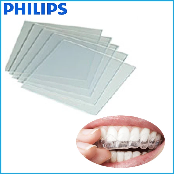 EVA tray material for fabricating custom fitted whitening mouth trays