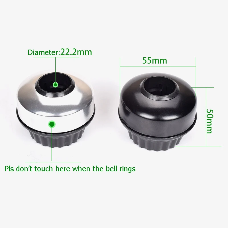 Bicycle Bell Handlebar Invisible Loud Horn MTB Road Bike Alarm Ring Cycling Aluminum Alloy Handlebar Safety Horns PA0114 (8)