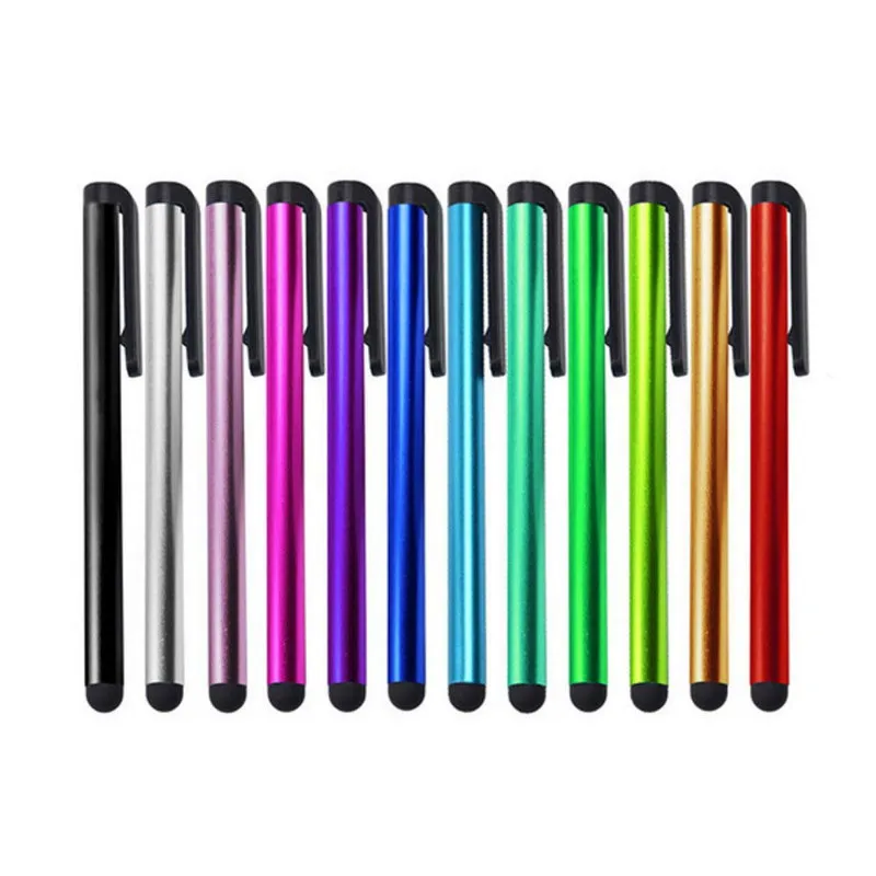 

10 Pcs/lot Color Random Capacitive Touch Screen Stylus Pen for IPhone IPad Air Mini For Universal Smart Phone Tablet Pen