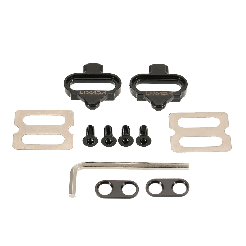

Lixada Mountain Pedal Cleat Bicycle Mountain Cleat Biking MTB Cleat Set Clips Kit Hardware Bicycle Cleat Professional Pedal