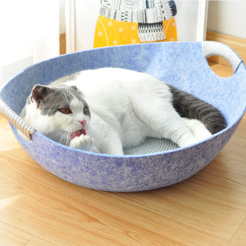 

Cat kennel summer pet bed house for small teddy puppy outdoor cat house cat house cat litter mat floor protecter pads