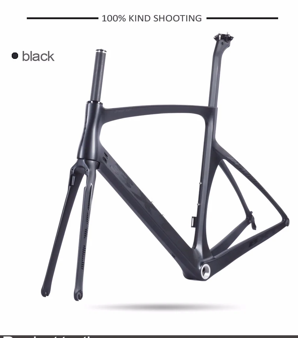 Flash Deal 2018 TOP NEW T1000 UD full carbon road frame bike racing bicycle frameset BXT logo size 49cm - 56cm taiwan tar bike PRO1.0 15