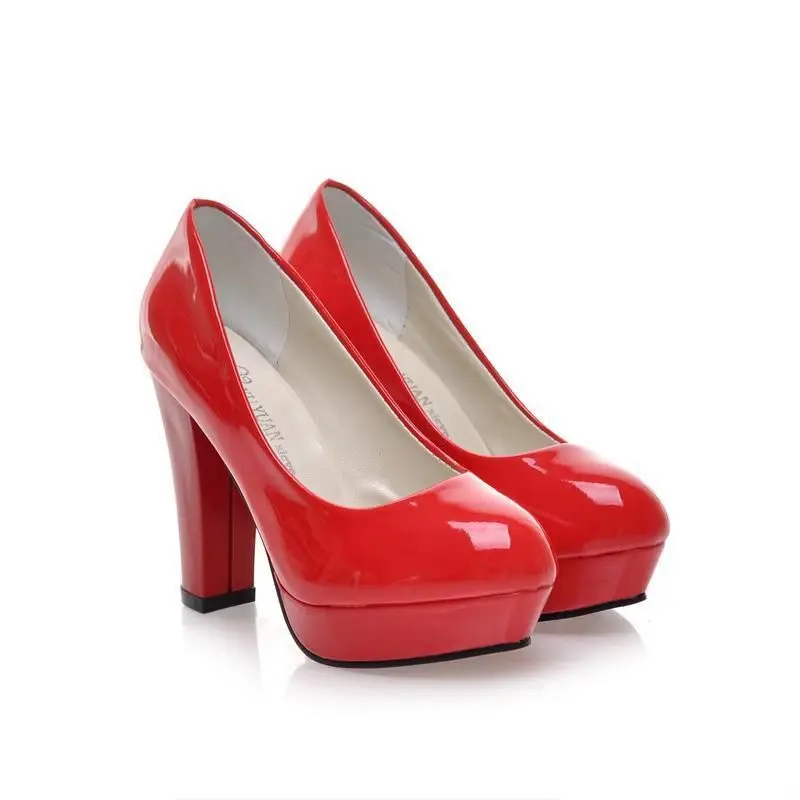 

Sexy nightclub women wedding high heel evening single shoes waterproof platform lady party pumps Mulher sexy sapato salto alto