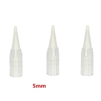 

500pcs 5FT 5mmSterile Permanent makeup Eyebrow Lip Tattoo Tips Disposable Permanent Eyebrow Makeup Needles caps Kits Supply