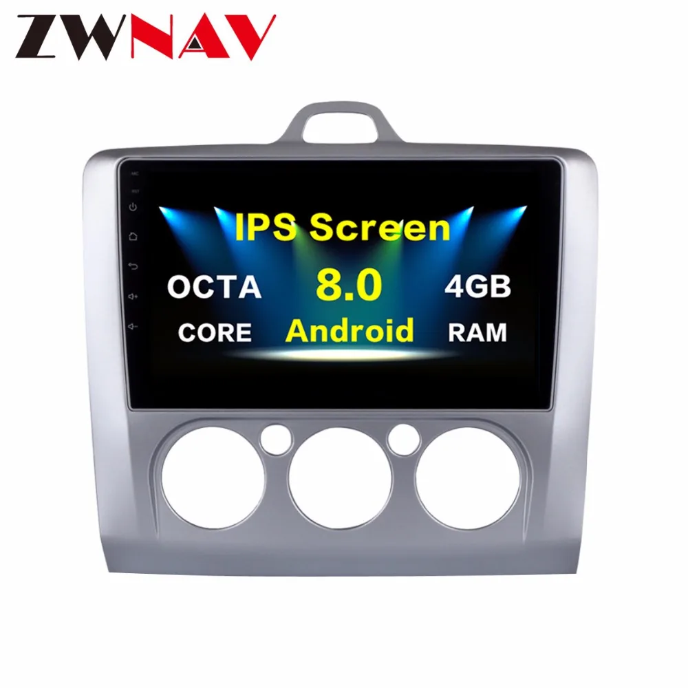 Clearance 2 din Android 8.0 car dvd radio video player 4G+32G 9 inch for Ford Focus 2004 - 2011 wifi BT navigation Quad Core map 2G FM RDS 0