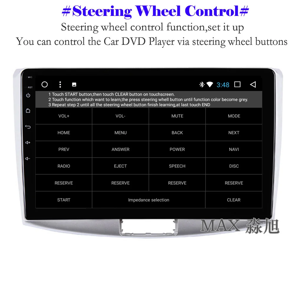 Best MAX Android 8.1.0 Car DVD Player For For Volkswagen Passat CC B6 B7 2012-2015 Car radio GPS Navigation System Free Map BT WiFi 4