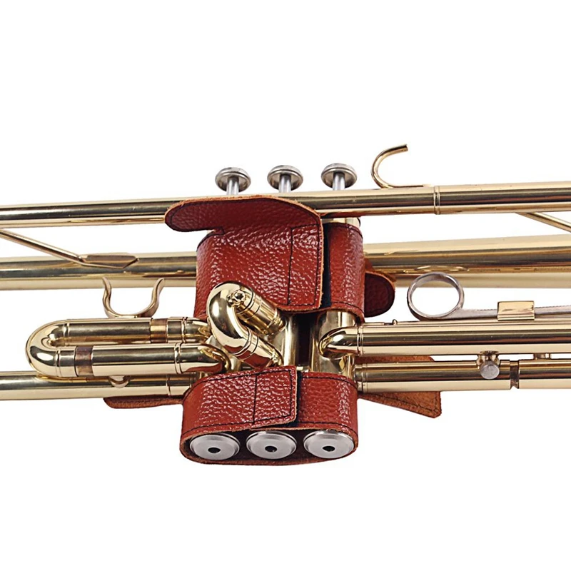 Профессиональный защитный Когтеточка коричневое покрытие чехол для трубы синтетический искусственный кожаный латунный музыкальные аксессуары для гитары