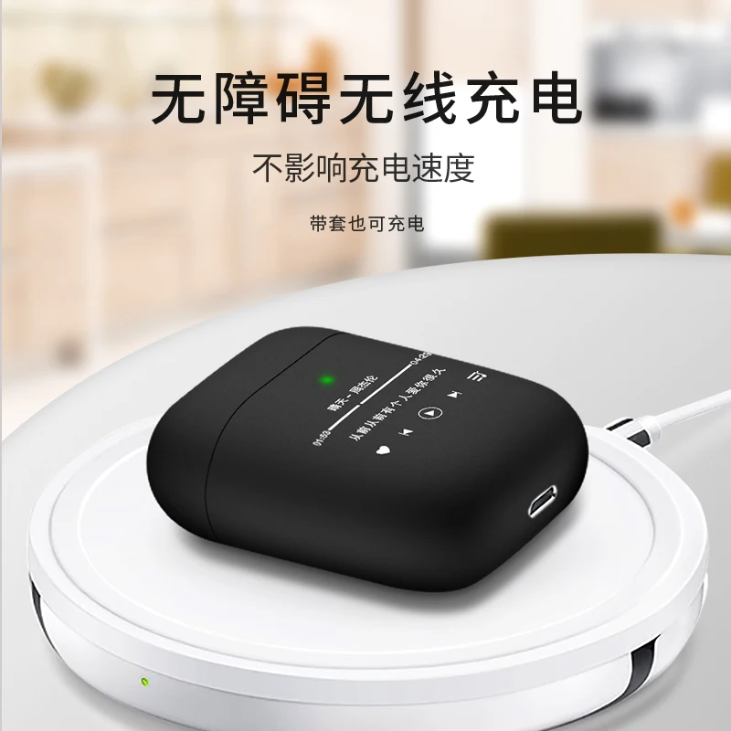 Silicone earphone sleeve For Airpods/i9S/i10/i10s/i10 max/i11/i12/i13 Tws Anti-fall protector Airpods case 1:1 Anti-slip sleeve