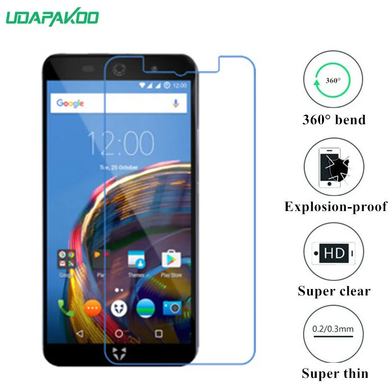 

udapakoo clear Tempered soft glass film for Wileyfox Swift 2 Plus Nano Explosion-proof glass Screen Protector