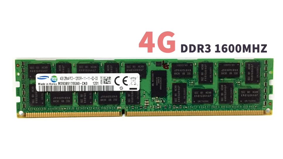 Samsung 4 ГБ 8 ГБ 16 ГБ 4G 8G 16G DDR3 2RX4 PC3-10600R 12800R 14900R ECC REG 1600 МГц 1866 МГц 1333 МГц PC ram Серверная Память ram 1600