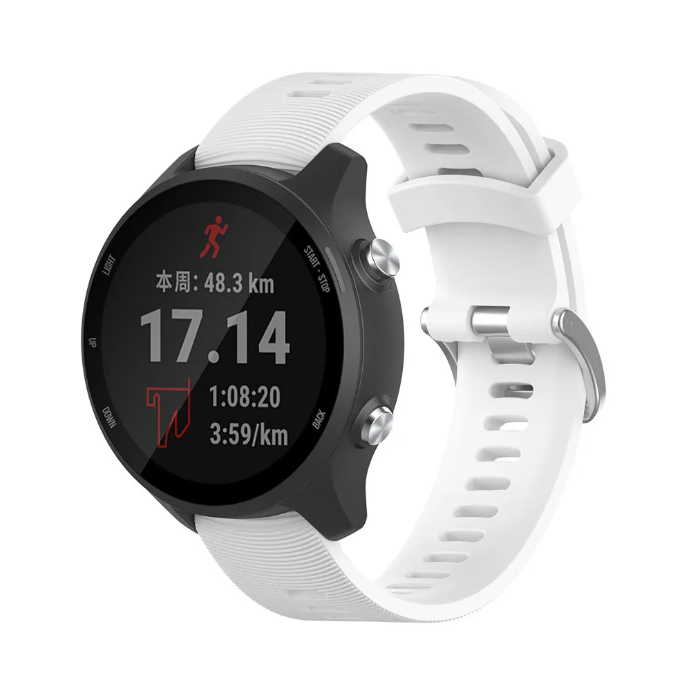 20 ремешок для часов, мм для Garmin Forerunner 245/645/245 M/Vivoactive 3 силиконовый смарт-ремешок для наручных часов для Galaxy watch 42 мм браслеты