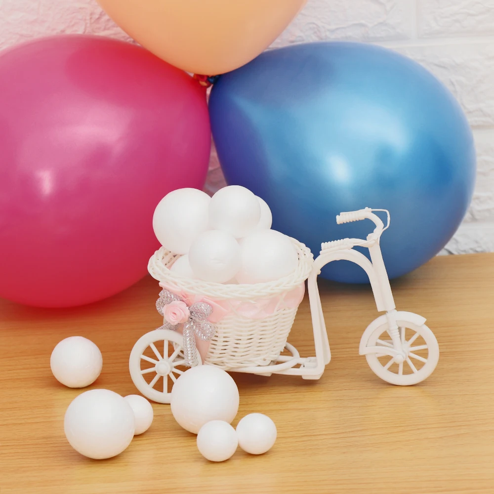 Bola de Espuma de Poliestireno Bolas de Festa de Casamento Isopor Branco Bola Decoração Crianças Faça Você Mesmo Handmade Artesanato 25cm Diâmetro 1 Peça 5 crianças DIY handmade Artesanato 25cm (diâmetro) 1 peça