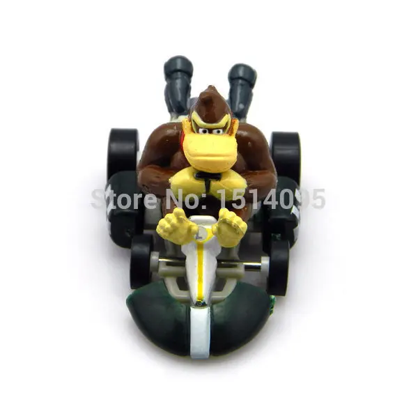6pcs/set Super Mario Bros Car Kart Pull Back Cars PVC Action Figures Toys Dolls Classic Toys SM031