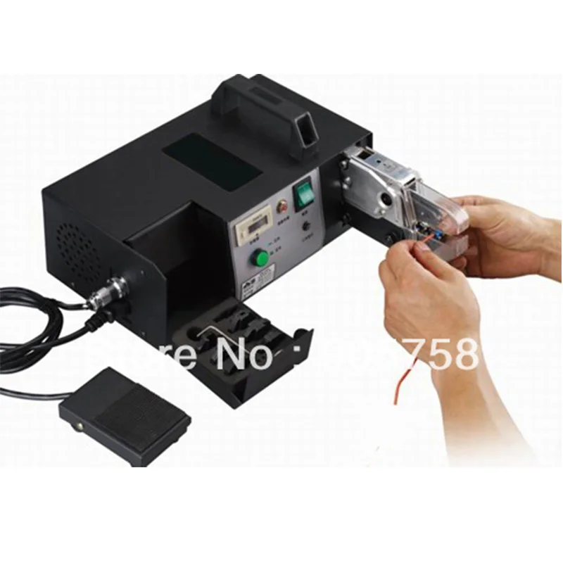 

EM-6B3 Electric Terminal Crimping Machine with Crimping & Cutting & Stripping function