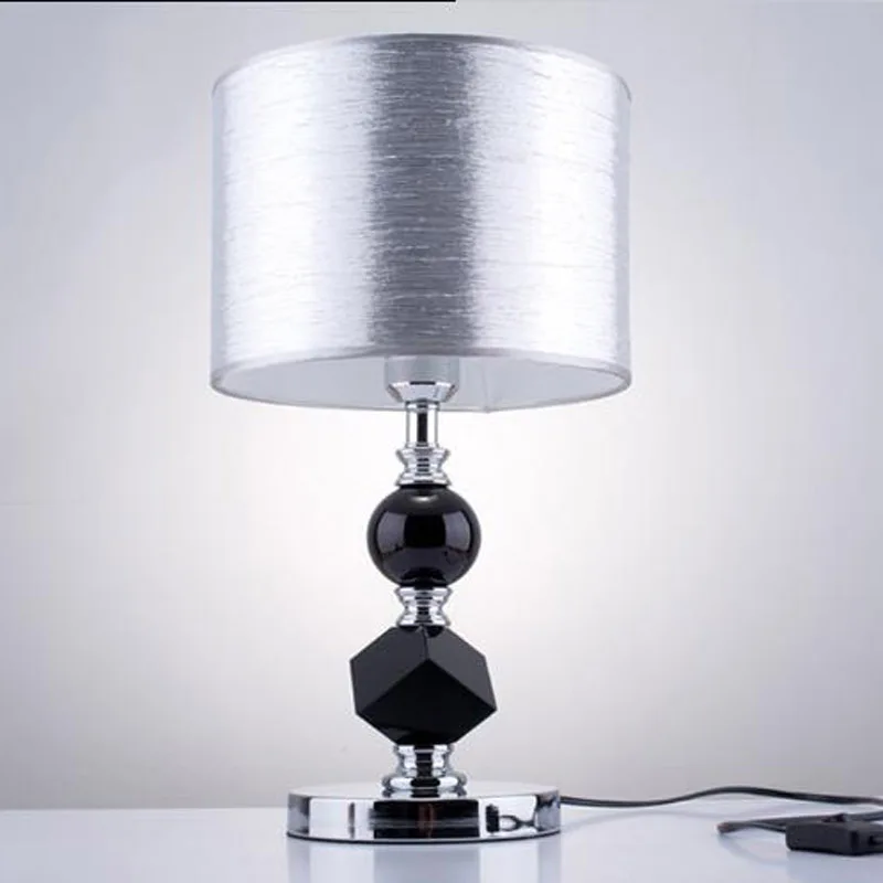 

New crystal table lamps hotel bedroom study energy saving lamp modern LED living room decorative desk lamps Z12446