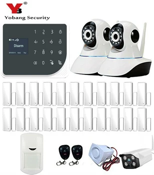 

Yobang Security WiFi GSM GPRS SMS Wireless Home Security Alarm System IOS Android APP Remote Control Detector Sensor