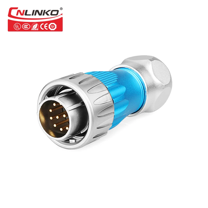 Wholesale Gold Plated 3-24Pin 25A High Current Circular Connector Outdoor Water proof Connector IP67 for Industry Equipment