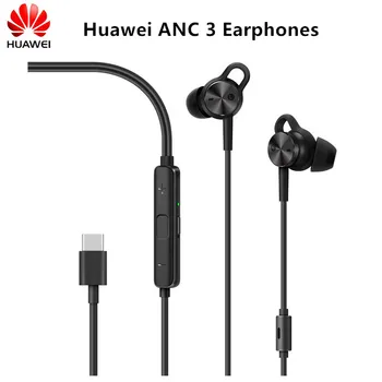 

Original Huawei Active Noise Cancelling 3 Earphones ANC 3 Type-C Headset with Mic and Remote In-Ear earphone