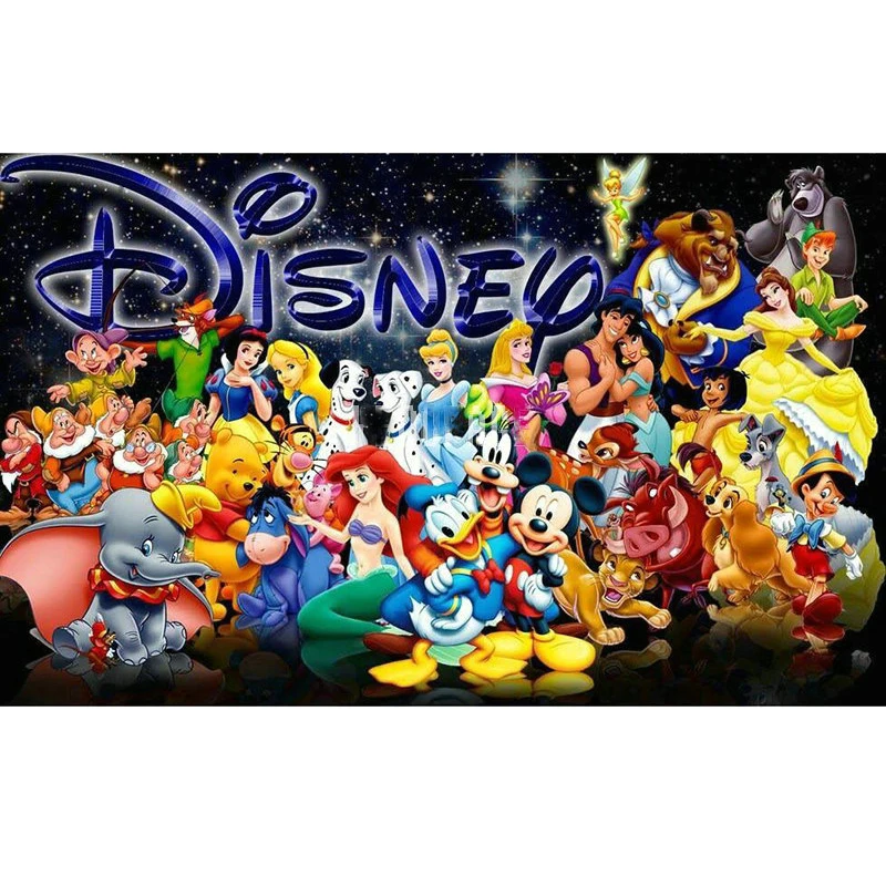 

5D rhinestone full Square Diamond Painting Cross Stitch kit Mickey Diamond embroidery Disney castle pattern Diy mosaic picture