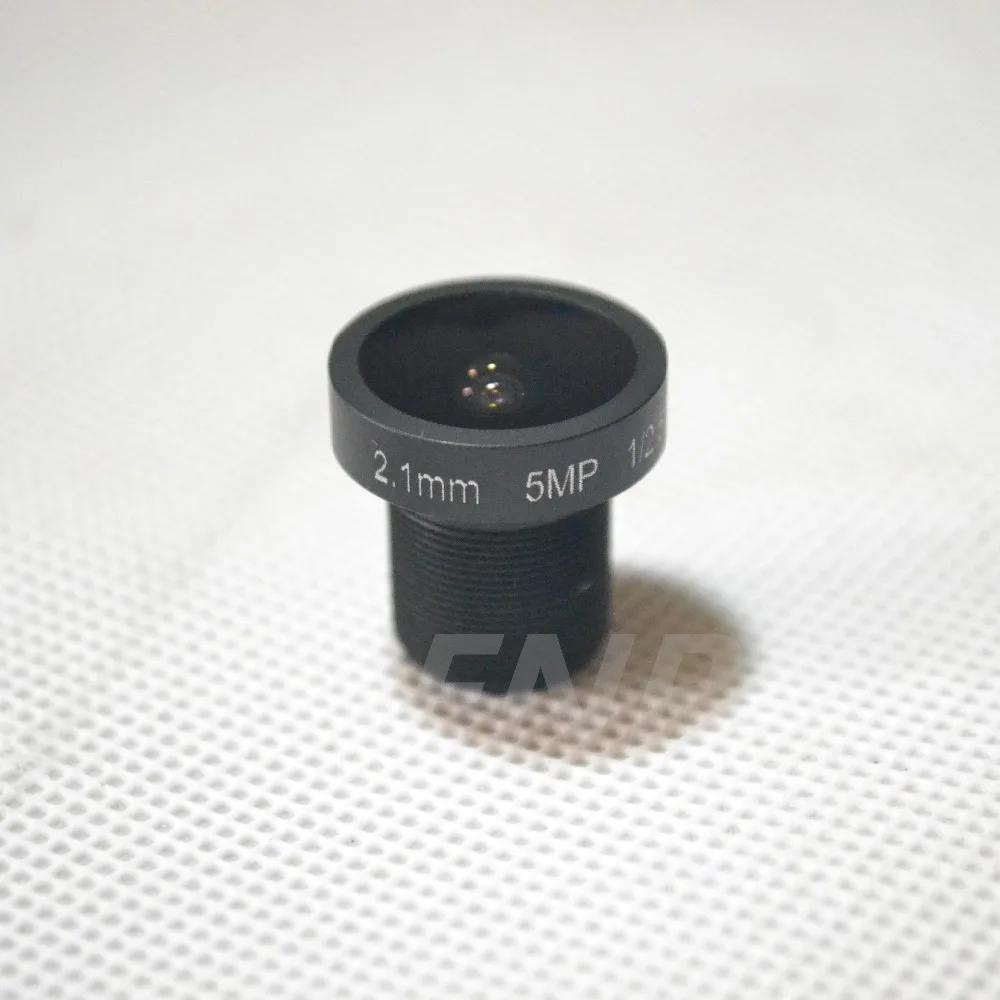 2.1mm 5MP Fisheye len CCTV Camera Lens 155D Compatible Wide Angle