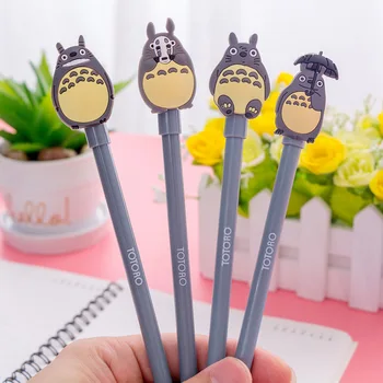 

48pcs/pack Wholesale/Kawaii Japan TOTORO cartoon Cat 0.38mm gel pen/good quality office pens/gift pen office school sign pen