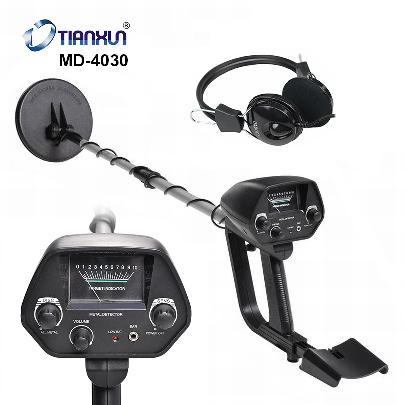 

Professional Metal Detector High Performance Underground Detector MD4030 Three Detect Mode Coins Jewelry All Metal Treasure