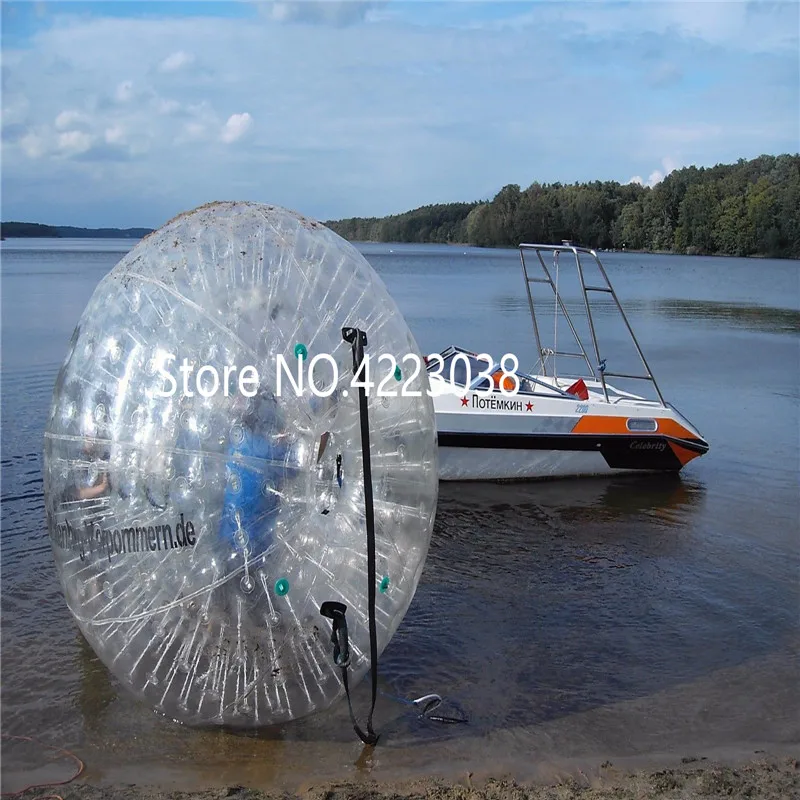 무료 배송 및 펌프 2.5m 풍선 Zorb 공 거대한 풍선 풍선 야외 투명 공 인간의 Zorb 공
