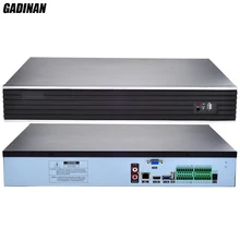 GADINAN H.265/H.264 32CH* 4MP/24CH* 5MP CCTV NVR двухсторонний аудио сетевой рекордер безопасности IP P2P NVR ONVIF 3g wifi CMS 4 HDD порта