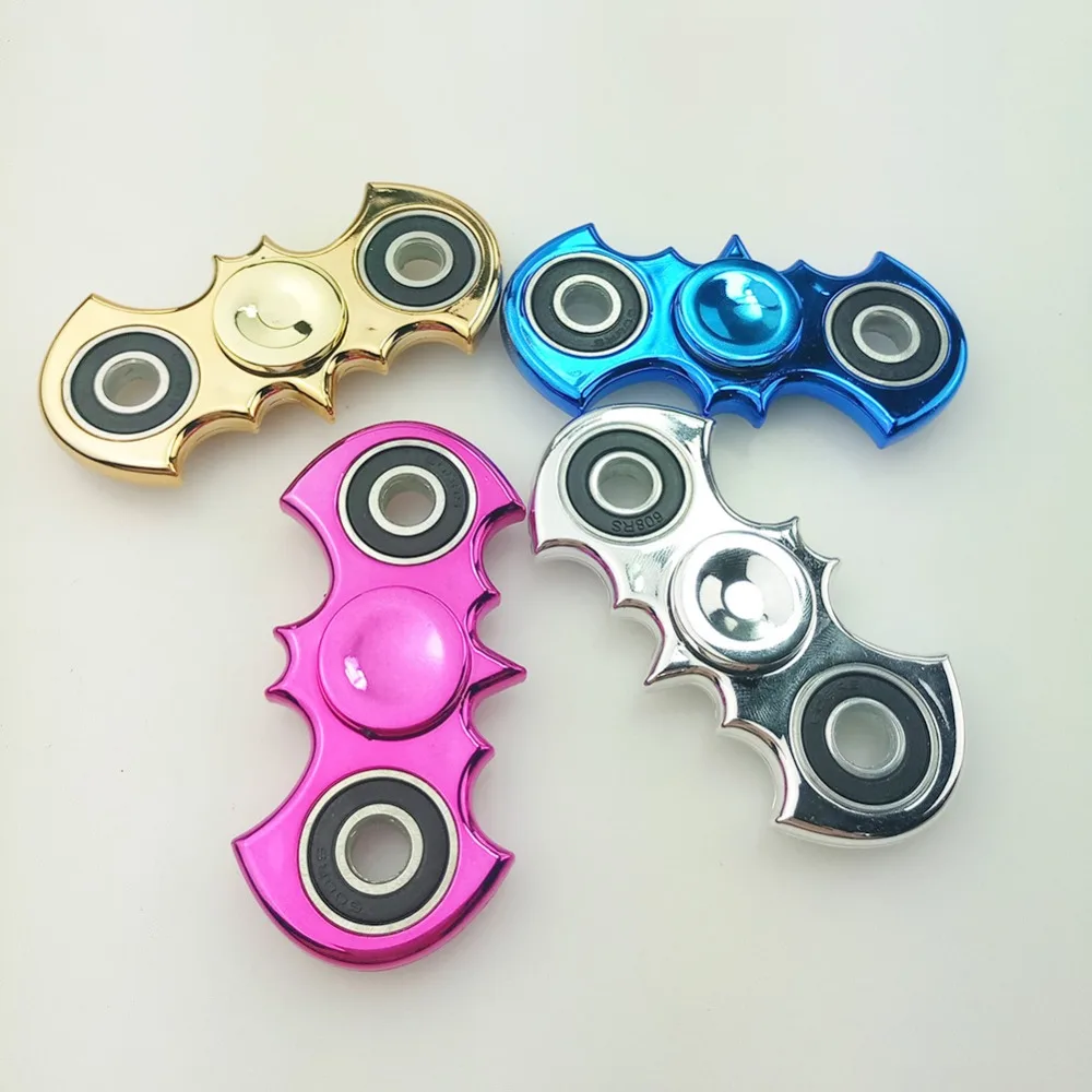 1 PCS Chrome Spinner Fidget Plating EDC Desk Batman ADHD Stress Relief Anxiety font b Toy