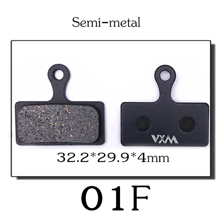 01F 4 pair VXM 4 пары MTB велосипедный велосипед велосипедные дисковые Тормозные колодки полуметаллические тормозные колодки для SHIMANO SRAM AVID HAYES TEKTRO Magura формула - Цвет: 01F 4 pair