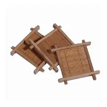 Бамбуковый коврик, держатель для кастрюль, коврик для кастрюль, подстаканник, подставки, аксессуары для чая кунг-фу оптом