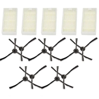 

Vacuum Cleaner Replacement Filter Side Brush Set Dust Sweeping Robot Accessories for Medion MD16192 MD18500 MD18501 15pcs/set