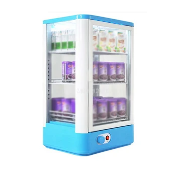 

45L 3 layer Hot Drink Display Cabinet Warmer Food Egg Tart Milk Keep Warm Cabinet Commercial Hot Drink Beverage Showcase 400W