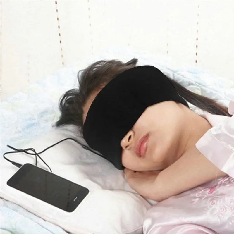 Моющиеся анти-шум спортивные беговые наушники для сна комплект музыкальная повязка для сна наушники для мобильного телефона для Iphone samsung