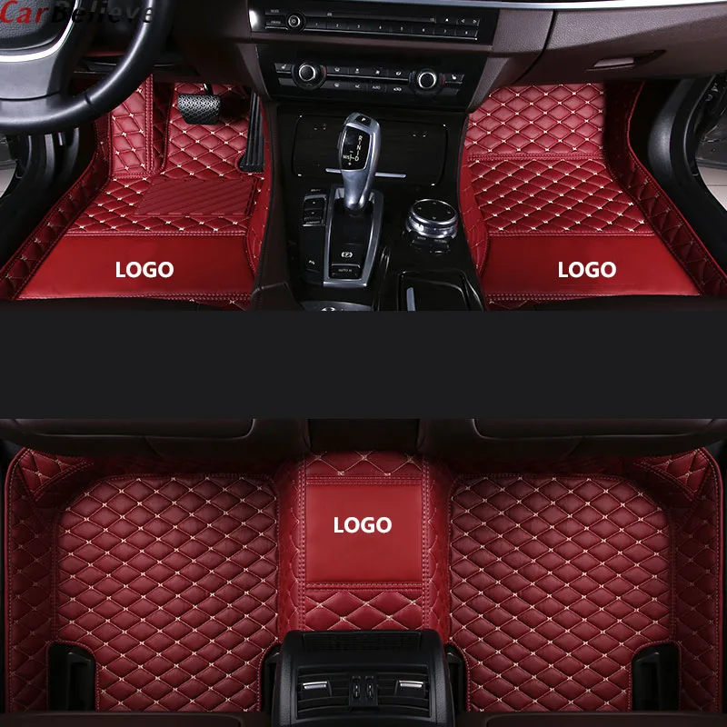 

Car Believe car floor mat For jaguar xf 2008 2009 2010 2011 2012 2015 2016 2014 2013 f pace x-type xj accessories carpet rug