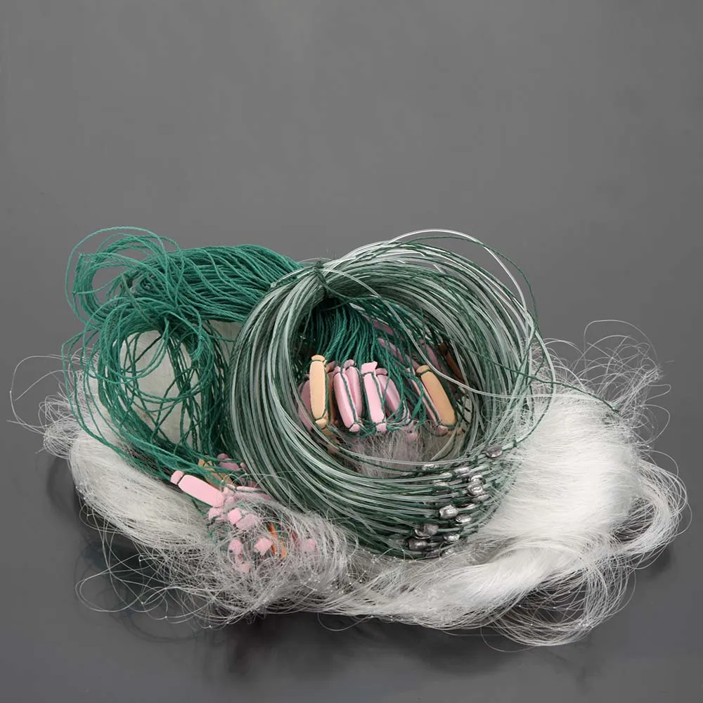 Lixada Fishing Net 25m 3 Layers Monofilament Fish Gill with Float Outdoor Tackle | Спорт и развлечения