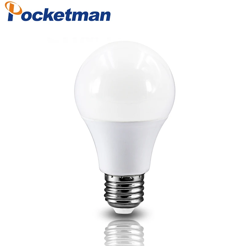 

pocketman LED lamp E27 LED bulb AC 220V 3W 5W 7W 9W 12W Lampada LED Spotlight Table lamp Lamps light